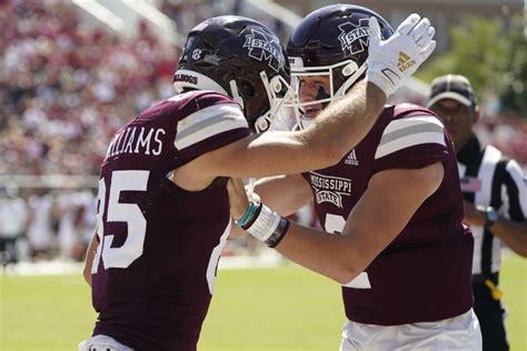 Will Rogers Sets Sec Career Completion Record In No 23 Mississippi State’s Win Over Arkansas