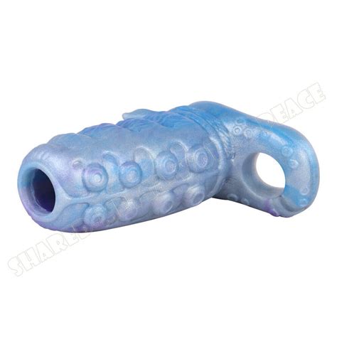 Open Tip Thick Condom Penis Sleeve Extender Alien Dong Cock Girth Men Sex Toy EBay