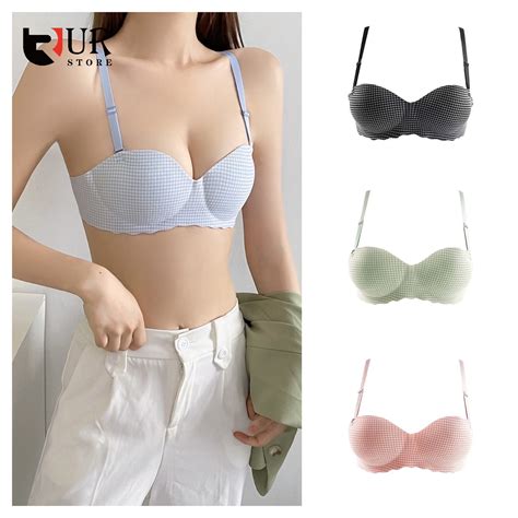 Fashion Stripe Underwear Seamless Wireless Soft Women S Bra Comfortable Push Up Lingerie Urstore