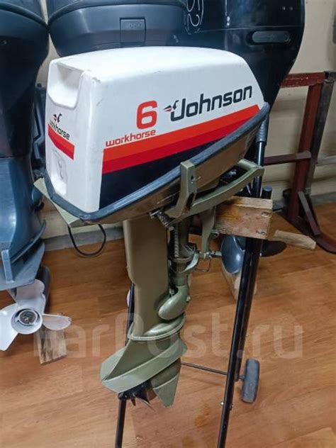Продам лодочный мотор Johnson 6л. с нога S, 6,00 л.с. S (381 мм ...