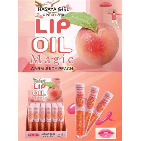 Hasaya Girl Lip Oil Magic Juicy Peach Lipstick Pcs Shopee Philippines