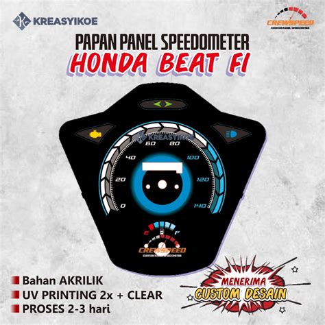 Jual Papan Panel Speedometer Honda Beat Fi Beat Fi Esp Beat