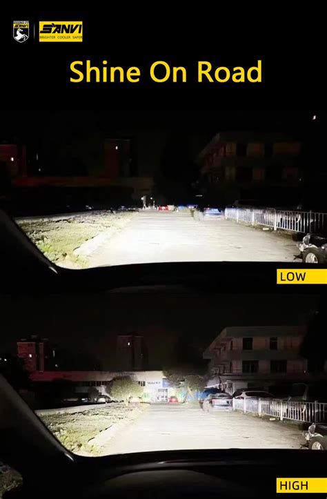 Sanvi S16 Bi LED Projector Headlights - Efficient Lighting