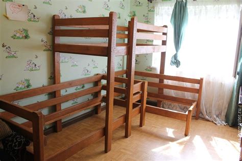 Кровать детская для троих детей