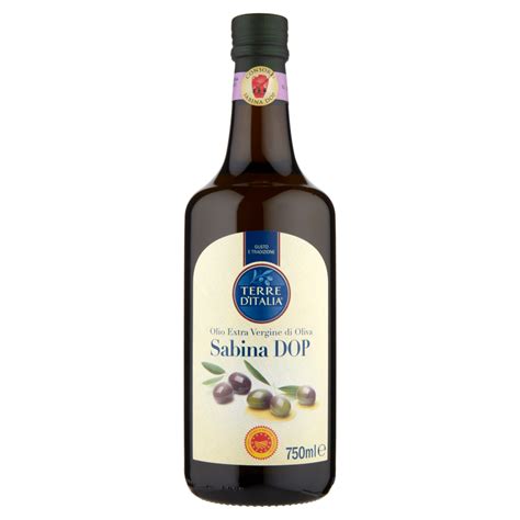 Terre D Italia Olio Extra Vergine Di Oliva Sabina DOP 750 Ml Carrefour