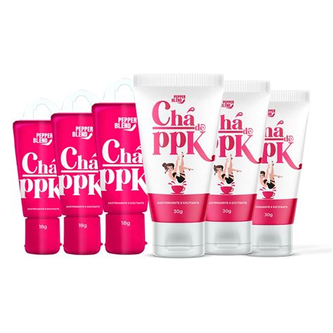 Kit Gel Ch De Ppk Super Adstringente Excitante Lubrificante Vagina