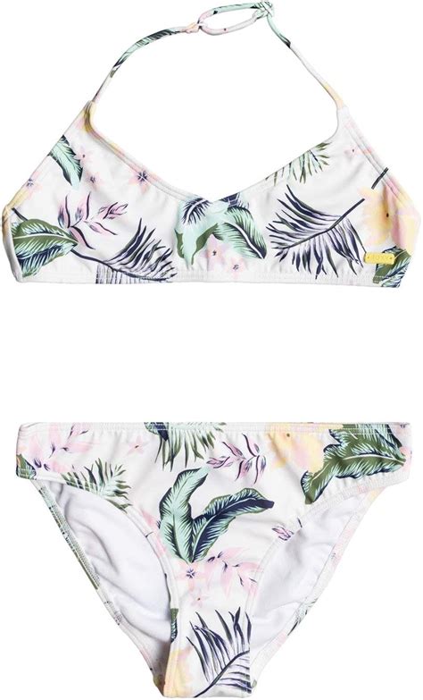 Roxy Mädchen Lovely Senorita Triangle Bra Bikini Set for Girls 8 16 Bikini Set Roxy Amazon