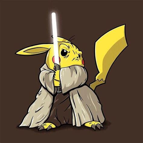 Yoda Pikachu Pikachu Star Wars Art Star Wars Fans