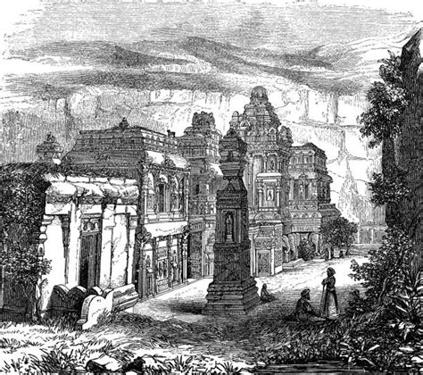 ellora caves stock illustrations royalty  vector graphics