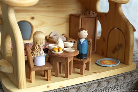 Кукольный домик (маленький). Деревянные игрушки в интернет-магазине на ...