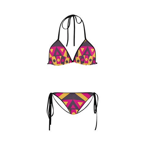 Aboriginal Tribal Custom Bikini Swimsuit Id D