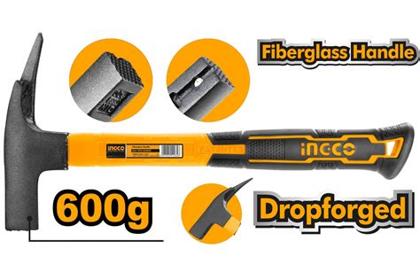 Молоток кровельщика INGCO 600 гр. HRH60028 - выгодная цена, отзывы ...