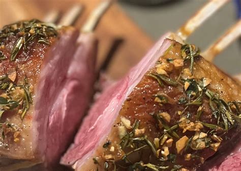 Garlic And Herb Crusted Rack Of Lamb Victoria Hill Lamb