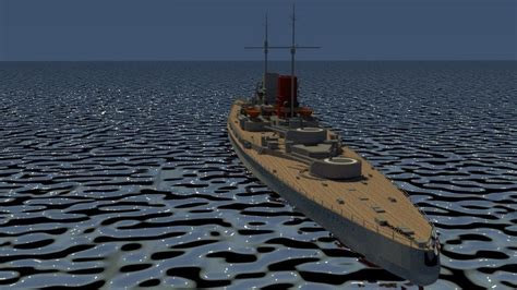 Battlecruiser SMS Derfflinger 3D Model CGTrader