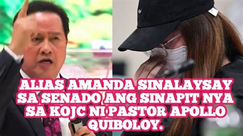 Kojc Pastor Apollo C Quiboloy Sinimulan Na Ang Pagdinig Sa Senado