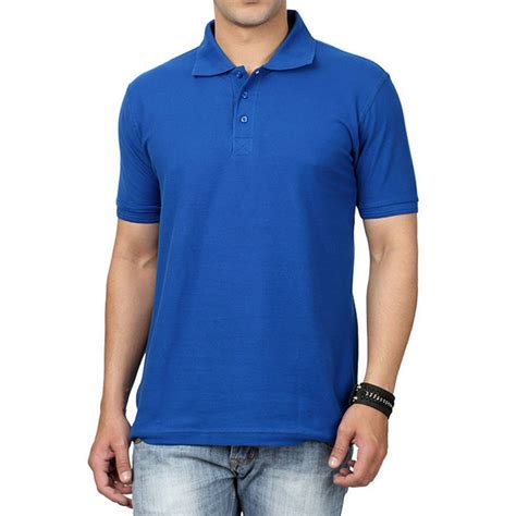 Plain Dark Blue T Shirt