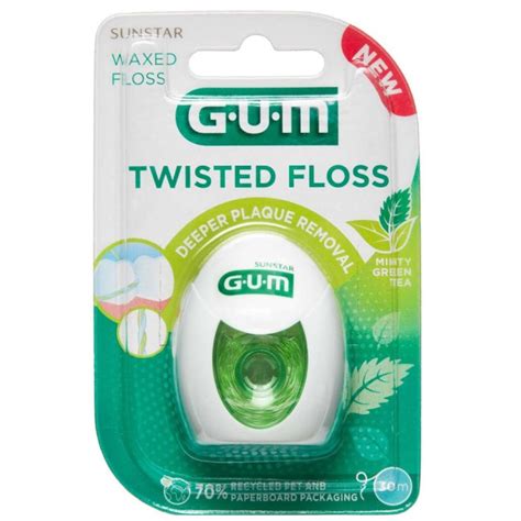 Gum Dual Defence Twisted Floss M Tonne Dental As Webshop