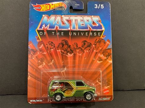 Hot Wheels Ford Transit Super Van Master Of The Universe Dlb R