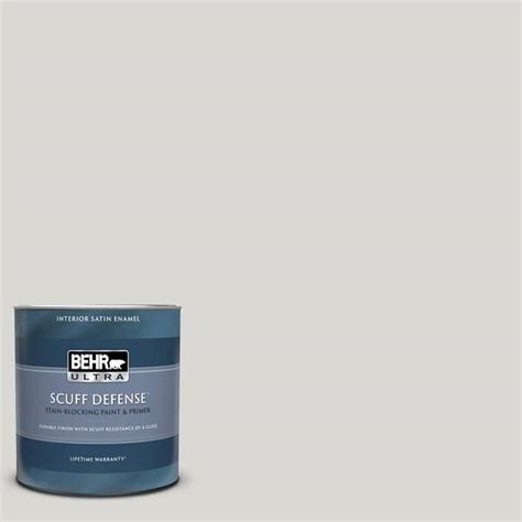 Behr Ultra 1 Qt N360 1 Seagull Gray Extra Durable Satin Enamel