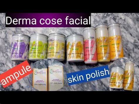 Dermacos full facial review with polish& ampul|how to use dermacos ...