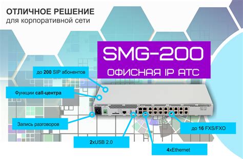 Новая IP АТС Eltex SMG-200