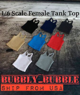 1 6 Sexy Tank Top For 12 PHICEN TBLeague Hot Toys Female Figure SHIP FROM USA EBay