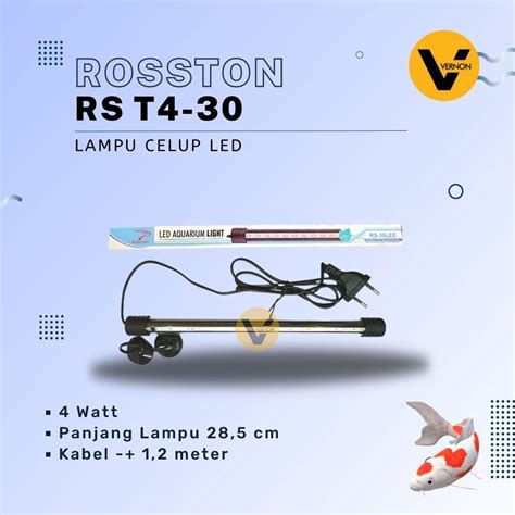 Jual ROSSTON RS T4 30 LED Lampu Celup Aquarium Akuarium Shopee Indonesia