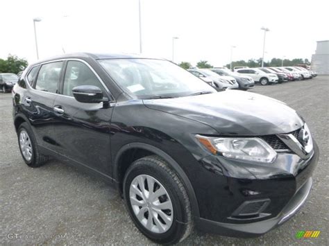 2015 Super Black Nissan Rogue S Awd 105509299 Car