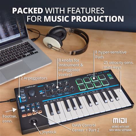 Snapklik Nektar Impact Lx Mini Usb Midi Controller Keyboard