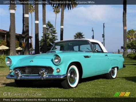1955 Turquoise Ford Thunderbird
