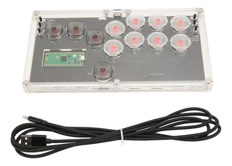 Controlador Fighting Stick Para Combatir Flatbox Hot Swap Cuotas sin interés