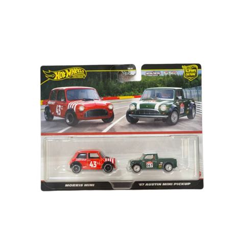 Morris Mini Austin Mini Pickup Hot Wheels Premium Twin Pack Shopee Philippines