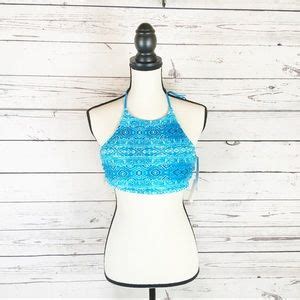 Ninety Five Degrees Swim Ninety Five Degrees Halter Bikini Top Swim Xl Nwt Poshmark