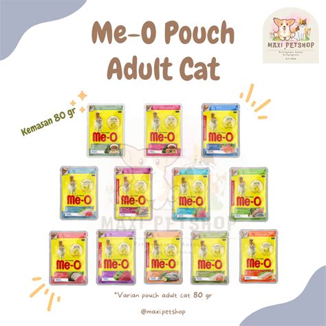 Jual Me O Pouch Gr Adult Cat Snack Kucing Basah Makanan Basah