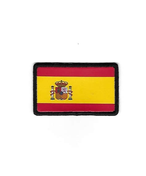 3378 Patch Badge Emblema Bordado Para Coser 60mmX37mm Bandeira ESPANHA