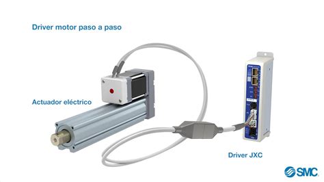 Actuadores El Ctricos Smc Driver Motor Paso A Paso Serie Jxc Youtube