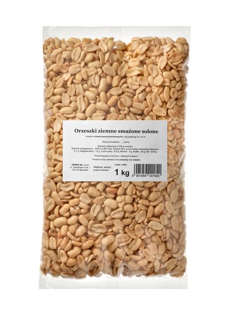 ORZESZKI ZIEMNE SOLONE 1 KG smażone arachidowe 12440085656 Allegro pl