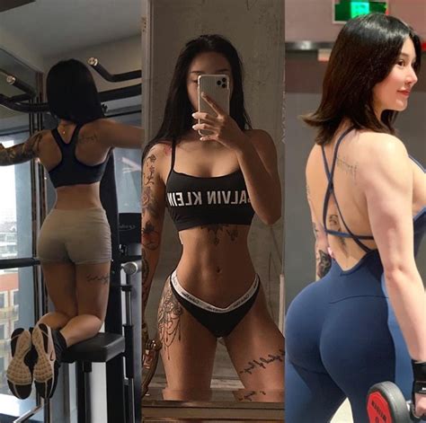 Nữ bác sĩ gốc Việt hot gymer Quảng Châu Đùi cột đình vòng 3 hơn 1m hút vạn người mê