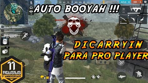 DAPET TEAM GINI AUTO BOOYAH FREE FIRE INDONESIA YouTube