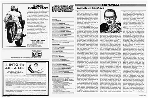 The 10 Best Cycle World October 1986
