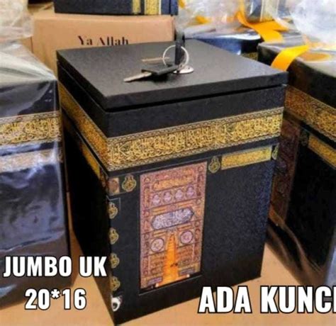 Celengan Kabah Kotak Miniatur Kabah Kunci Lazada Indonesia