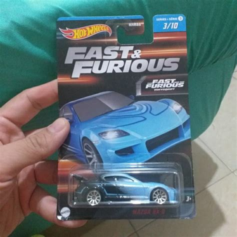 Jual Hot Wheels Fast Furious Mazda Rx Biru Hitam Shopee Indonesia
