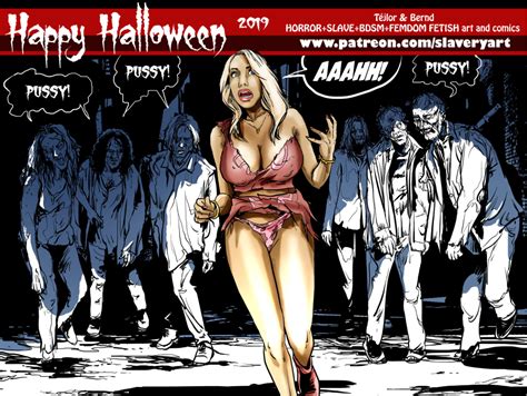 Happy Halloween The Horny Dead By Slaveryartwork Hentai Foundry