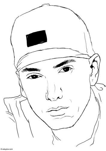 Eminem Coloring Pages