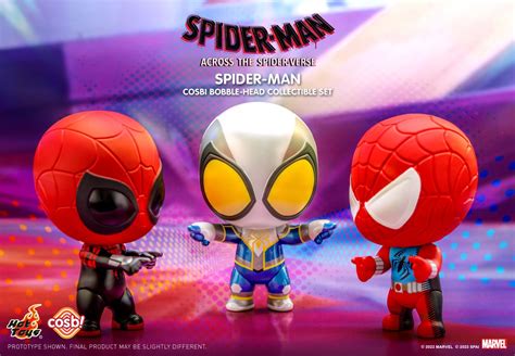 Hot Toys Cosbi Bobble Head Collection Cbx Spider Man Across The Spider Verse Spider Man