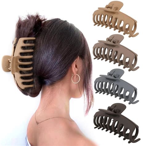 Ivyu Big Hair Claw Clips For Women Large Claw Clips For Thick Hair