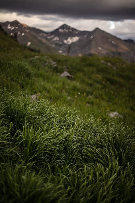 Grass Stones Mountains Greenery Landscape HD Phone Wallpaper Peakpx