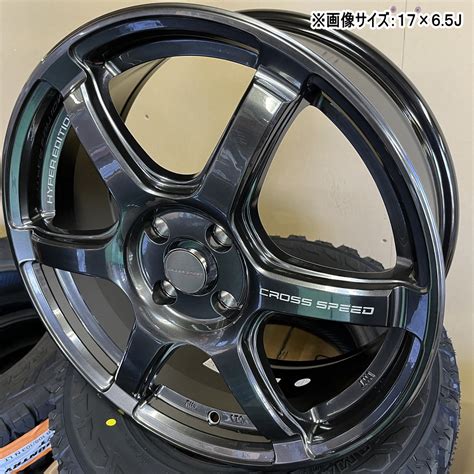 HOT STUFF 14 4 5J 45 4 100 CROSS SPEED RS6 新品 ホイールのみ 4本セット 14インチ 軽自動車 タント N BOX スペーシア タイヤ