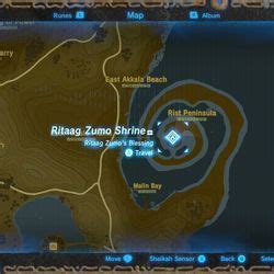 Zelda Breath Of The Wild Guide Ritaag Zumo Shrine Into The Vortex