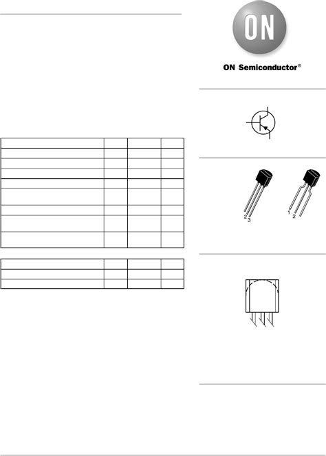 2N3906 Datasheet by ON Semiconductor | Digi-Key Electronics